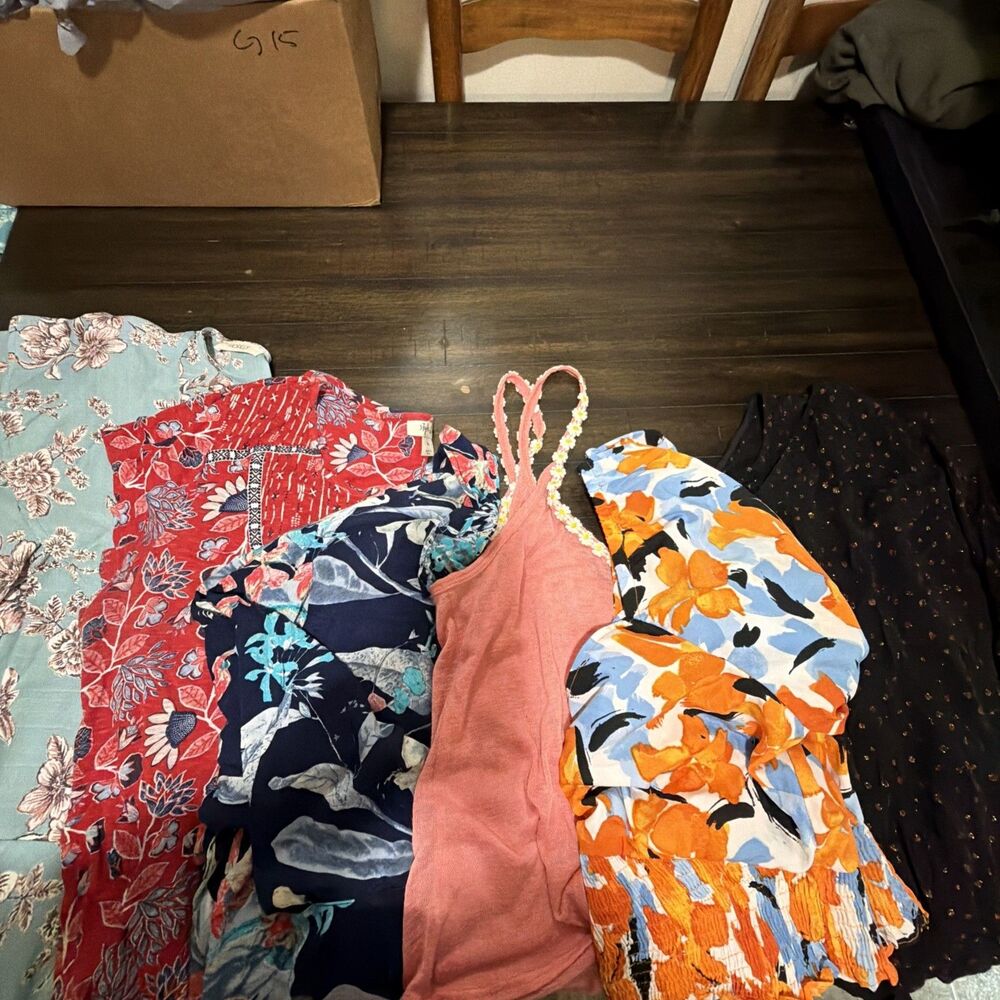 Lot Of 6 Tops Women's Size XL Moda, Madewell, Maeve, Style & Co, Hopely & Shop